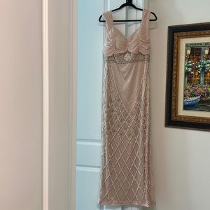 Gorgeous Blush Beaded Gown